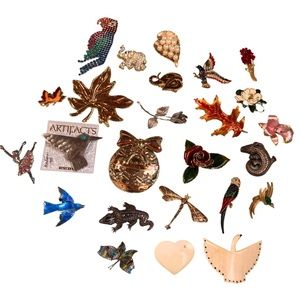 Vintage Pin/Brooch Assortment Lot (25)